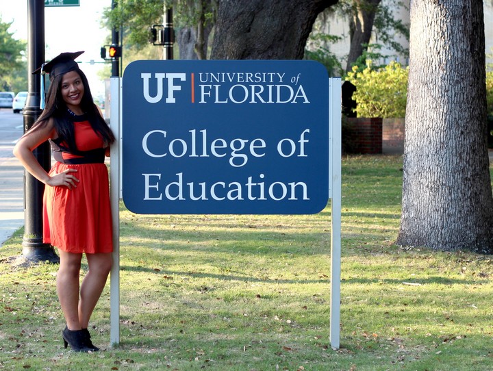Karina Cabrera graduated from the University of Florida with a degree in special education.