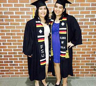 Twins Stephanie and Geovanna Hernandez graduated from Florida State University with Bachelor of Science degrees in sociology, with minors in social work and math respectively.