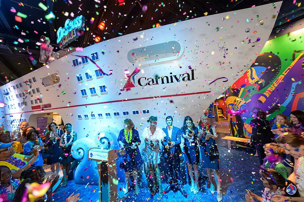Carnival Cruise Upper Deck Exhibit opens at the Miami Children's Museum July 17, 2017