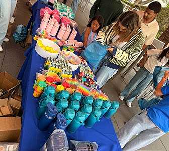 Care packages for children in the hospital.