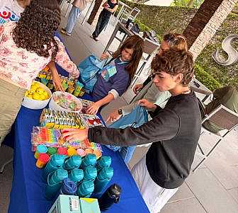 Care packages for children in the hospital.