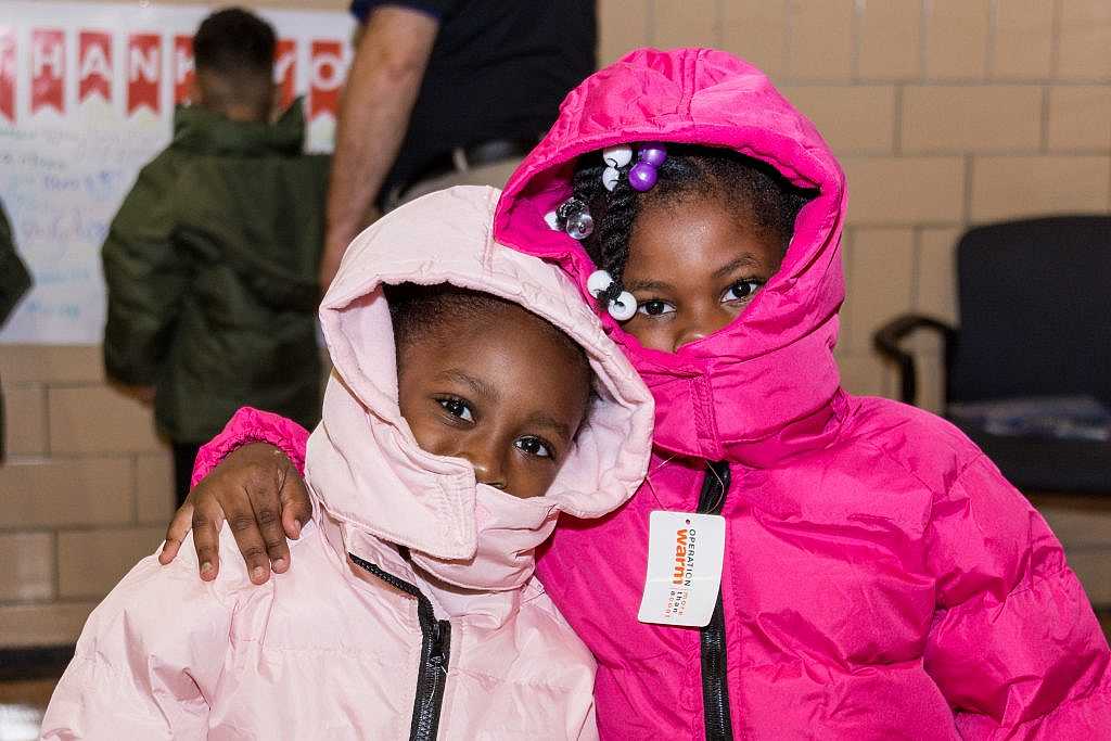 kids with coats